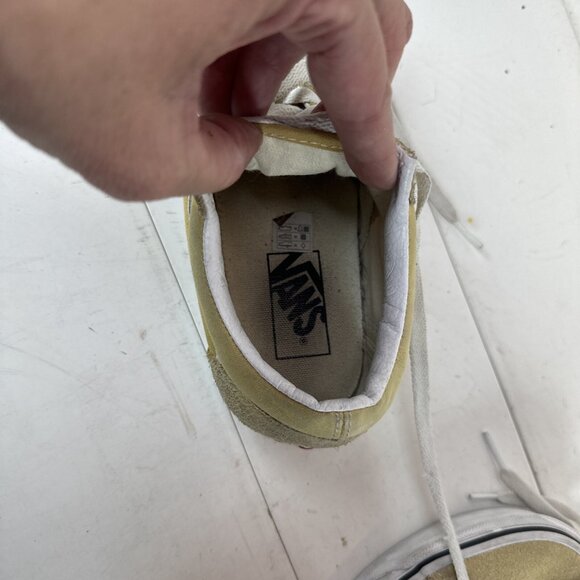 Vans Skate Old Skool Suede Canvas Shoes Banana Yellow Mens 6 Womens 7.5 - Picture 11 of 12
